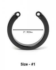 Chastity Cage U-ring #1 - Black