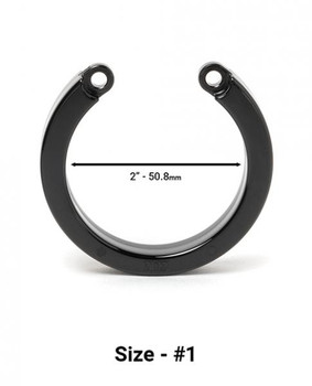 Chastity Cage U-ring #1 - Black