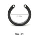 Chastity Cage U-ring #1 - Black - view 2