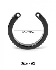 Chastity Cage U-ring #2 - Black