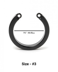 Chastity Cage U-ring #3 - Black