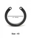 Chastity Cage U-ring #3 - Black
