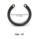 Chastity Cage U-ring #3 - Black - view 2
