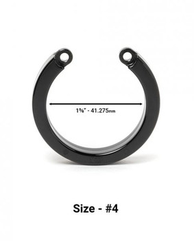 Chastity Cage U-ring #4 - Black