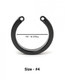 Chastity Cage U-ring #4 - Black