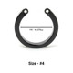 Chastity Cage U-ring #4 - Black - view 2