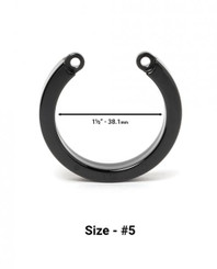 Chastity Cage U-ring #5 - Black