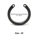 Chastity Cage U-ring #5 - Black - view 2