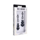 Sandm Heart Nipple Ties Blk/slv - view 2