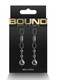 Bound Nipple Clamps D1 Gunmetal
