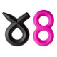 Pro Sensual Silicone Super 8 Ring & Tie Sling 2 Pack - view 4
