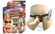 All American Whoppers Vibrator 8 inch Dong W/Harness Flesh by NassToys