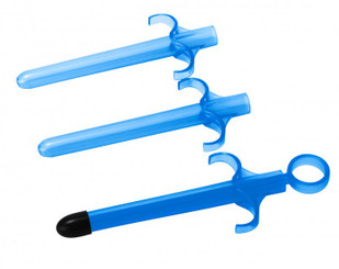 The Lubricant Launcher Applier 3 Pack - Blue Sex Toy For Sale