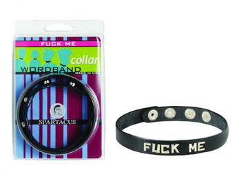 Wordband Collar - Black
