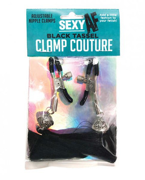 Af Nipple Clamps Black Tassle