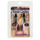 Nipple Clamps Purple Chain with Navel Ring
