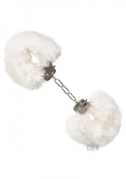 Ultra Fluffy Furry Cuffs White