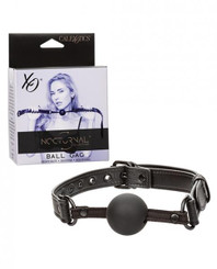 Nocturnal Collection Silicone Ball Gag - Black