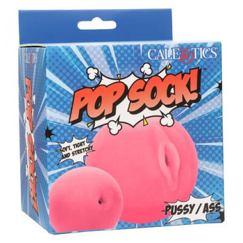 Pop Sock! Dual-entry Stroker Ball Masturbator - Pink