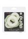 Alpha Liquid Silicone Glow In The Dark Erection Ring - Set Of 3