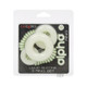 Alpha Liquid Silicone Glow In The Dark Erection Ring - Set Of 3 - view 2