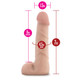 X5 7 inches Penis With Flexible Spine Dildo Beige - view 2