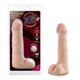 X5 7 inches Penis With Flexible Spine Dildo Beige - view 7