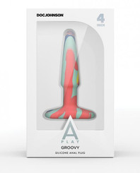 A-play Groovy Silicone Anal Plug 4 Teal
