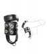 Ballgear Testicle Stretcher With Separator & D-ring - Black