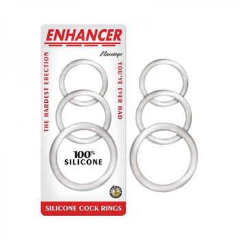 Enhancer Silicone Shaftrings Clear