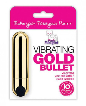 Pink Kitty Gold Bullet
