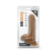Dr Skin Dr Jeffrey 6.5 Dildo Balls Tan - view 2