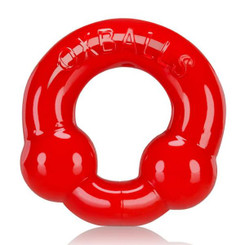 Oxballs 2-pack Erection ring, Steel & Red