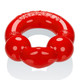 Oxballs 2-pack Erection ring, Steel & Red - view 3