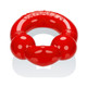 Oxballs 2-pack Erection ring, Steel & Red - view 5