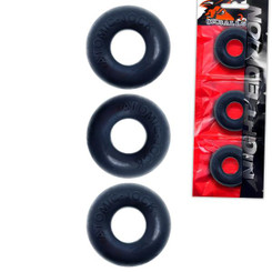 Oxballs Ringer Erection ring 3-pack Plus+silicone Special Edition Night