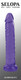 Selopa Slimplicity 6 In. Jelly Dong Purple - view 3