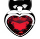 Booty Sparks Red Heart Gem - Small Anal Plug
