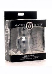 Ms Clear View Hollow Anal Plug Md