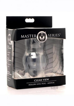Ms Clear View Hollow Anal Plug Md