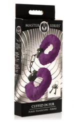 Ms Cuffed In Fur Purple