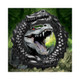 Black Caiman Silicone Erection Ring - view 2