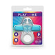 Play With Me - Bull Vibrating C-ring - Blue - view 2