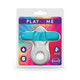 Play With Me - Delight Vibrating C-ring - Blue - view 2
