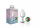 Cheeky Charms Round Rainbow Medium Silver Plug - view 5