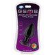 Cloud 9 Gems Black Silicone Anal Plug Large - view 6