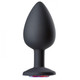 Cloud 9 Gems Black Silicone Anal Plug Large - view 7