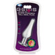 Cloud 9 Gems Silver Chromed Tall Anal Plug Small - view 3