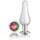 Cloud 9 Gems Silver Chromed Tall Anal Plug Small - view 6
