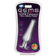 Cloud 9 Gems Silver Chromed Tall Anal Plug Medium - view 3